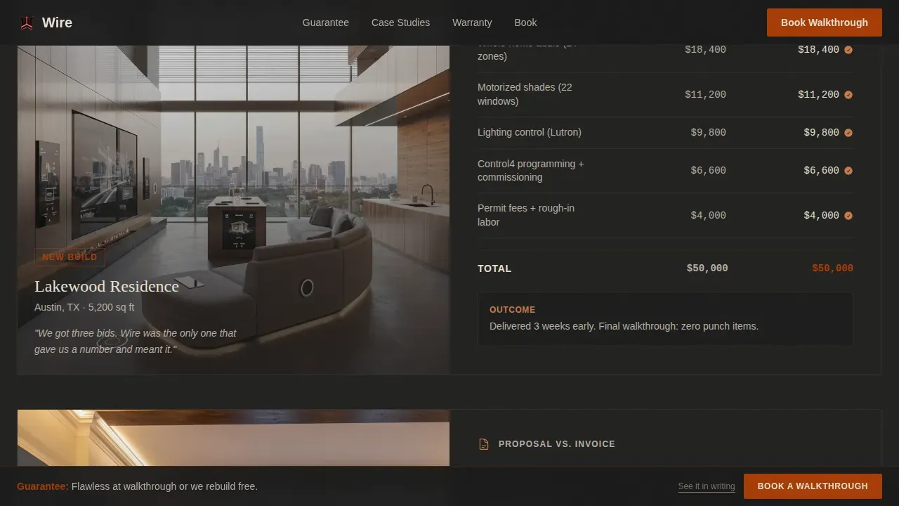 Reliable Smart Home Automation Landing Page Template