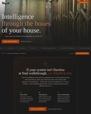 Reliable Smart Home Automation Landing Page Template