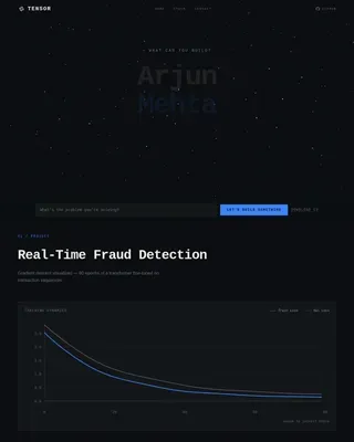 Immersive Data Scientist Portfolio Website Template