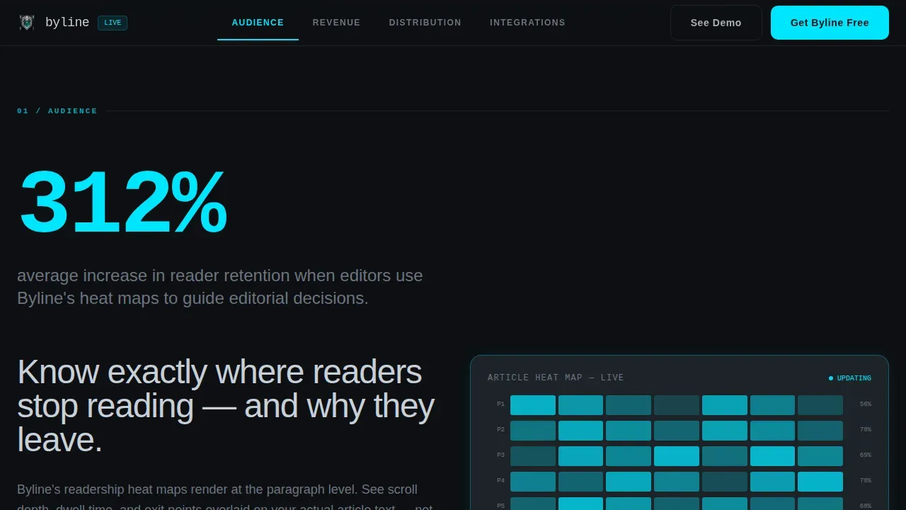 Instant Analytics Mobile App Landing Page Template
