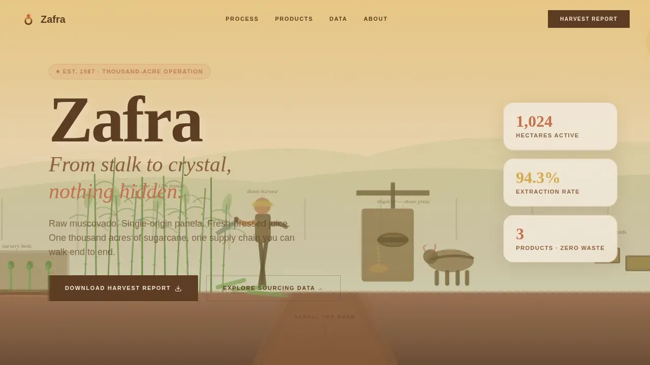 Crop & Grain Farming Professional Website Template