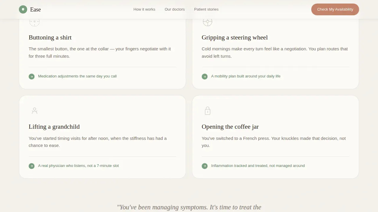 Fast Rheumatologist Telehealth Landing Page Template