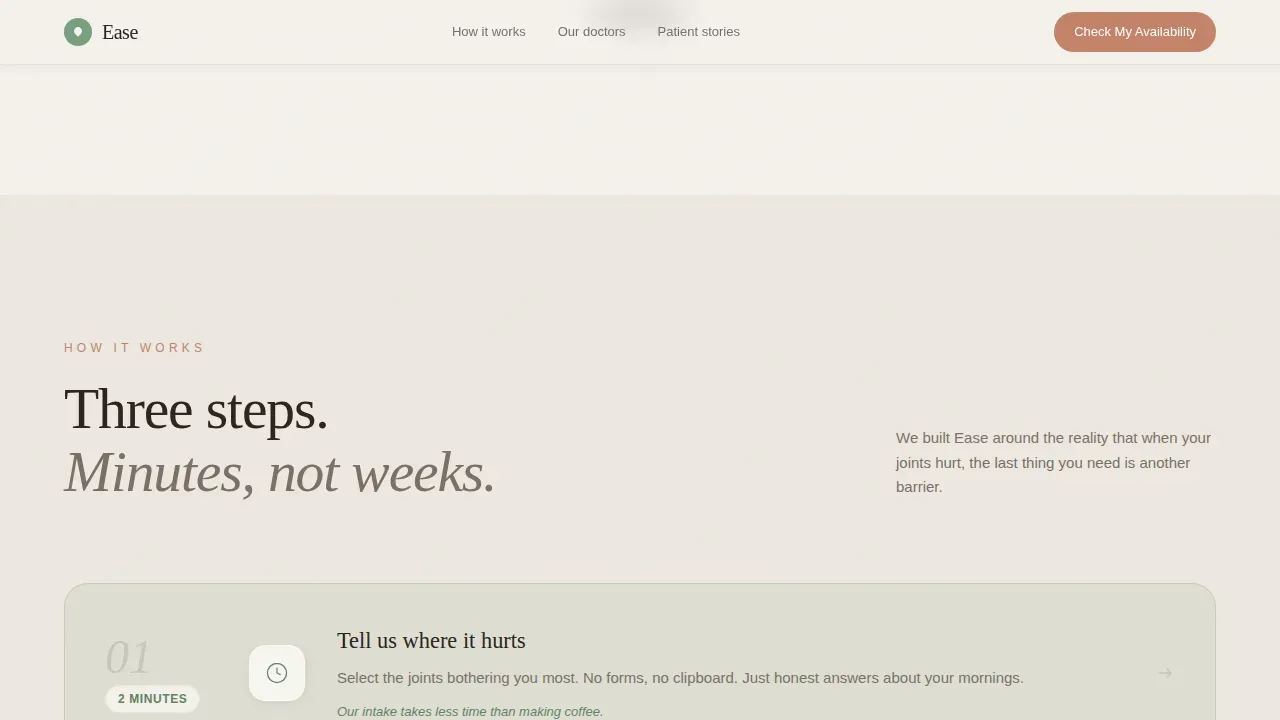 Fast Rheumatologist Telehealth Landing Page Template