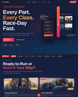 Specialist Hobby & Passion Supplies Comparison Website Template
