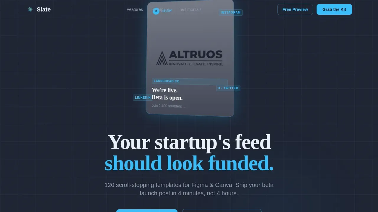 Growth Startup Marketing Solution Landing Page Template