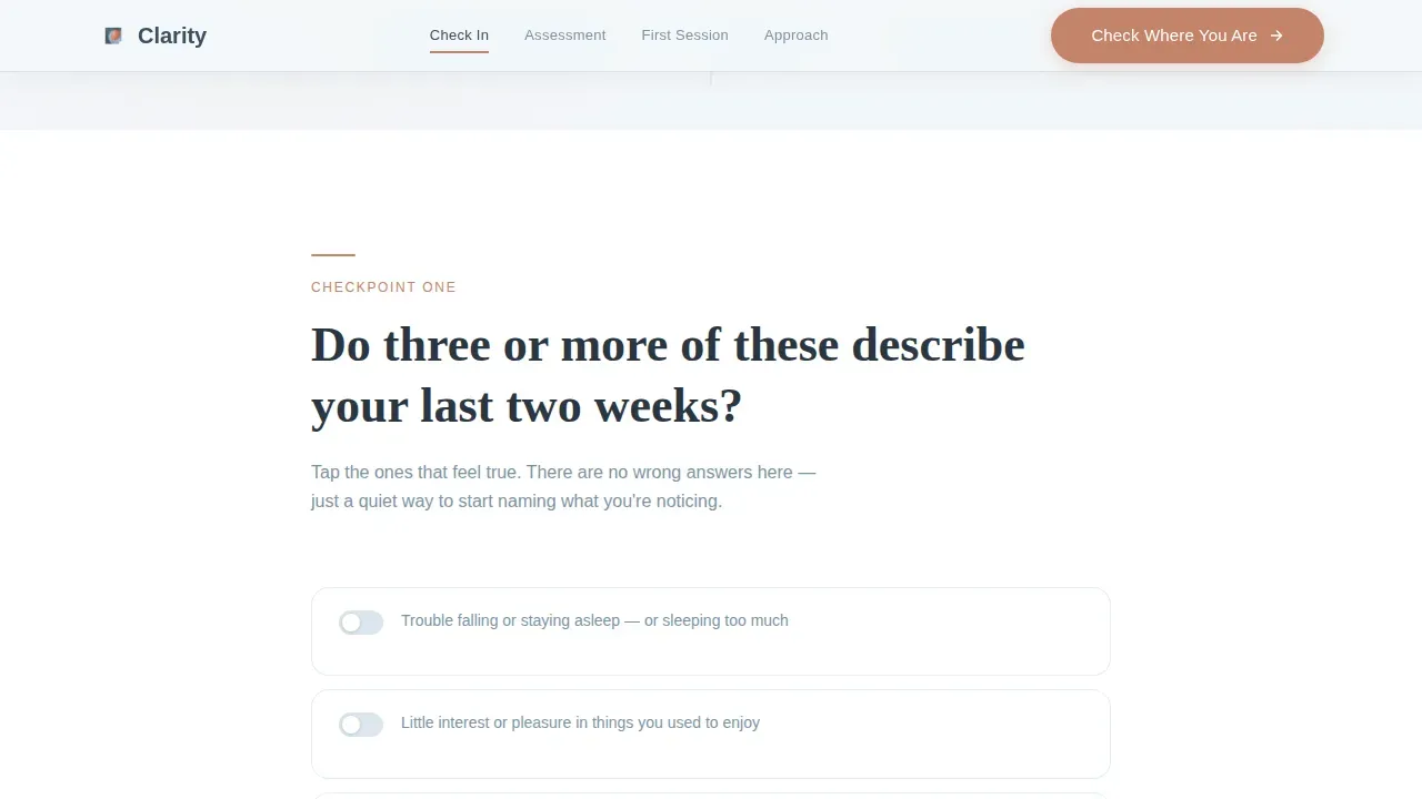 Expert Psychiatry Telehealth Booking Landing Page Template