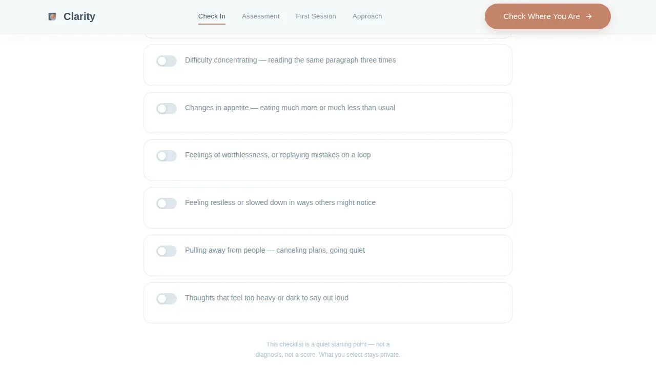 Expert Psychiatry Telehealth Booking Landing Page Template