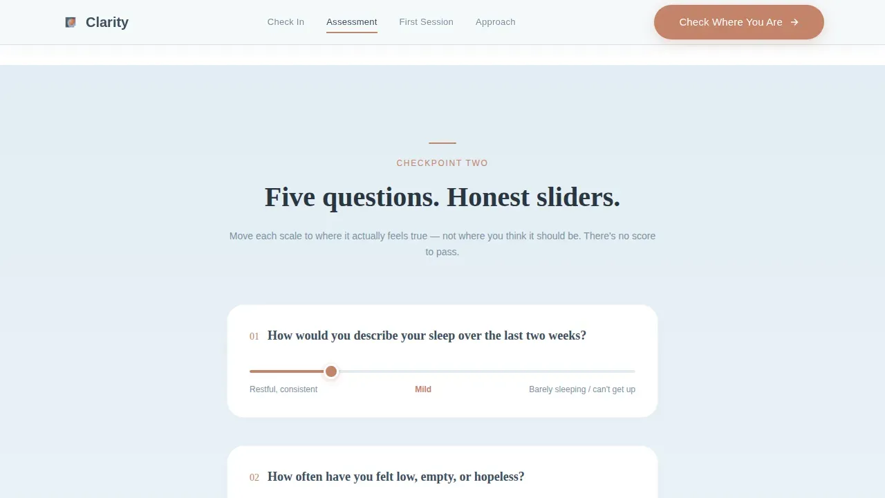 Expert Psychiatry Telehealth Booking Landing Page Template