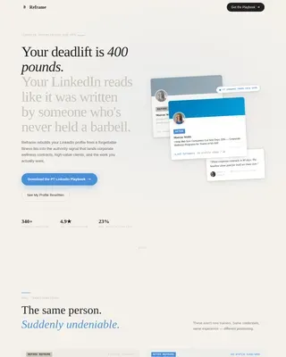 Magnetic LinkedIn Professional Branding Landing Page Template
