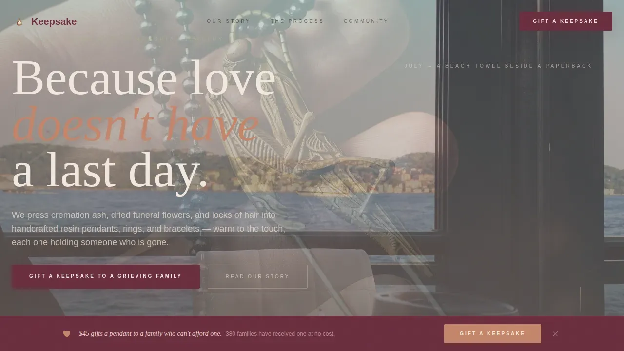Artisan Tribute Jewelry Collection Landing Page Template