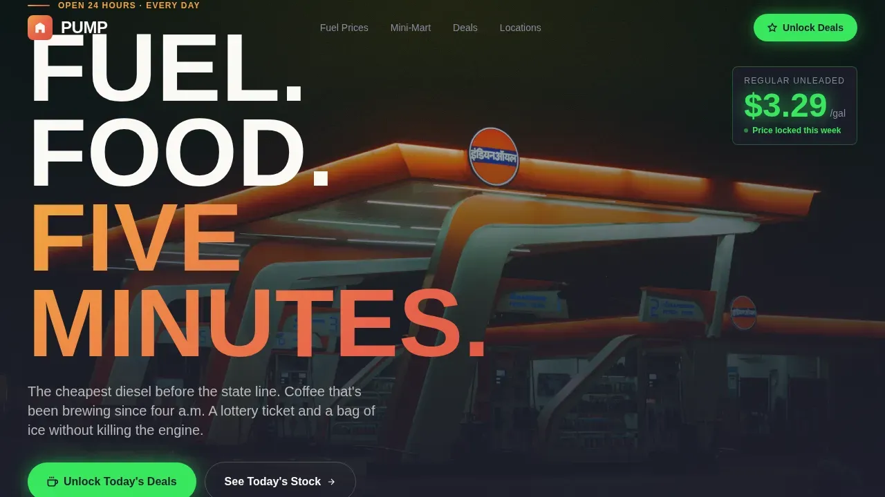 Local Brick & Mortar Business Professional Website Template