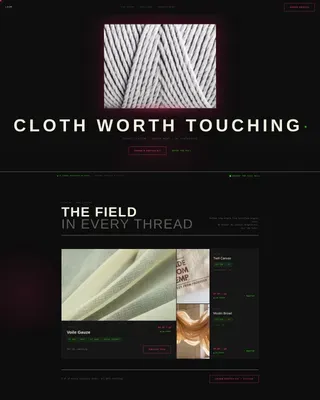 Sustainable & Ethical Fashion Professional Website Template