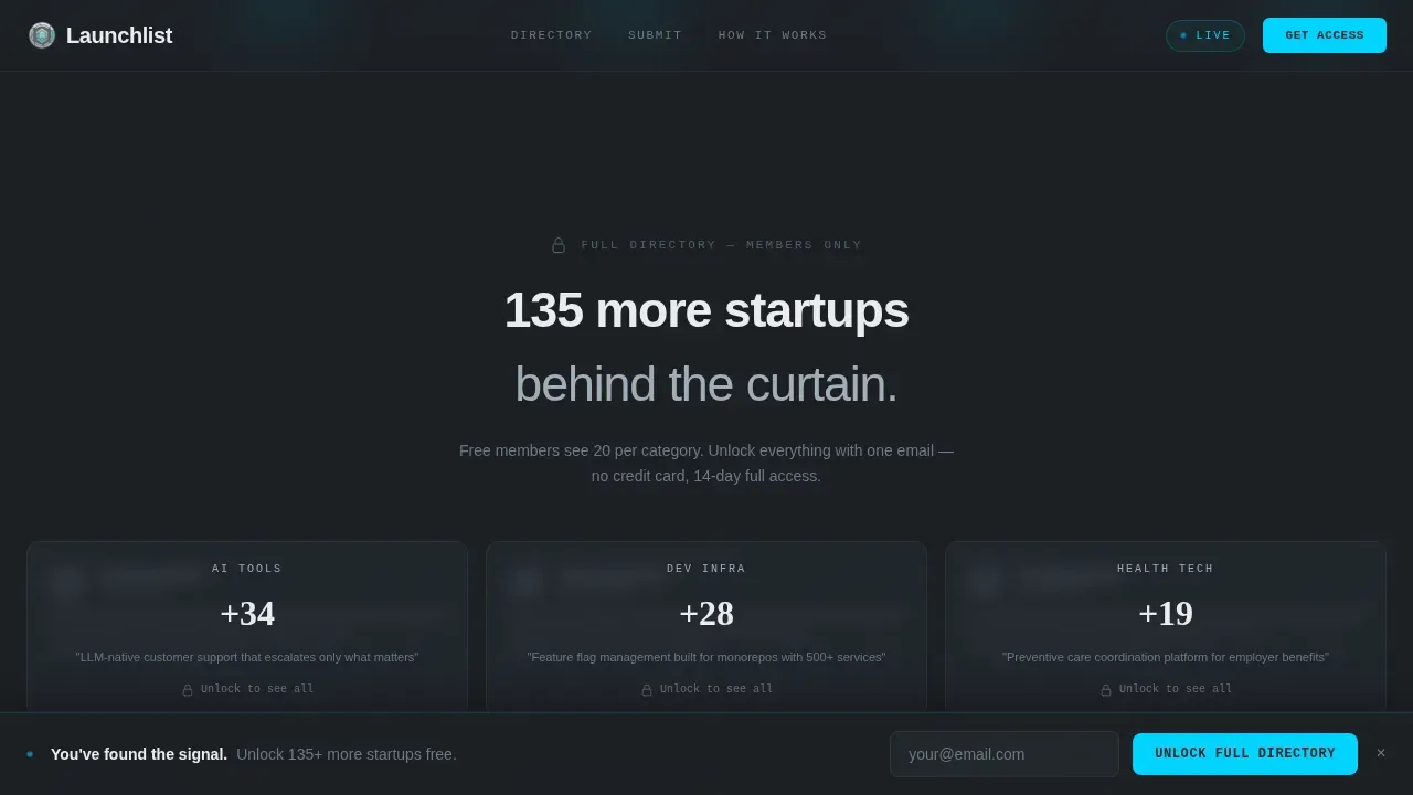 Exclusive Product Discovery Landing Page Template