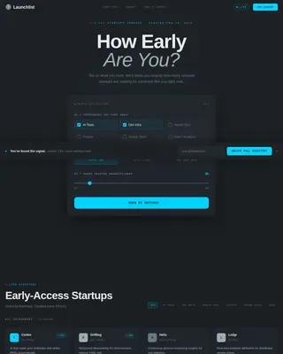 Exclusive Product Discovery Landing Page Template