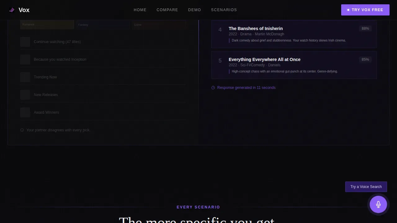 AI for Entertainment Comparison Website Template