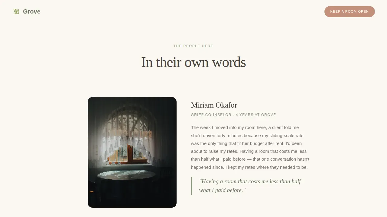 Trusted Therapist Network Landing Page Template