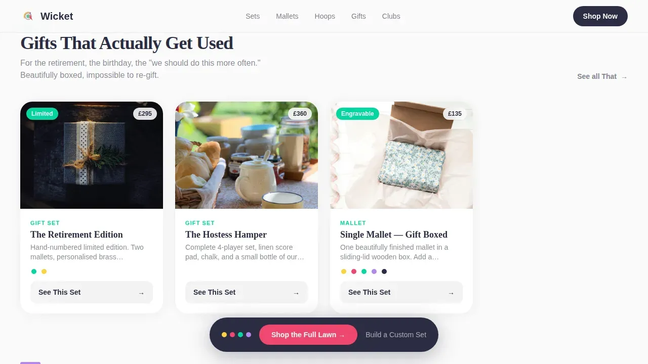 Hobby & Passion Supplies Portfolio Website Template