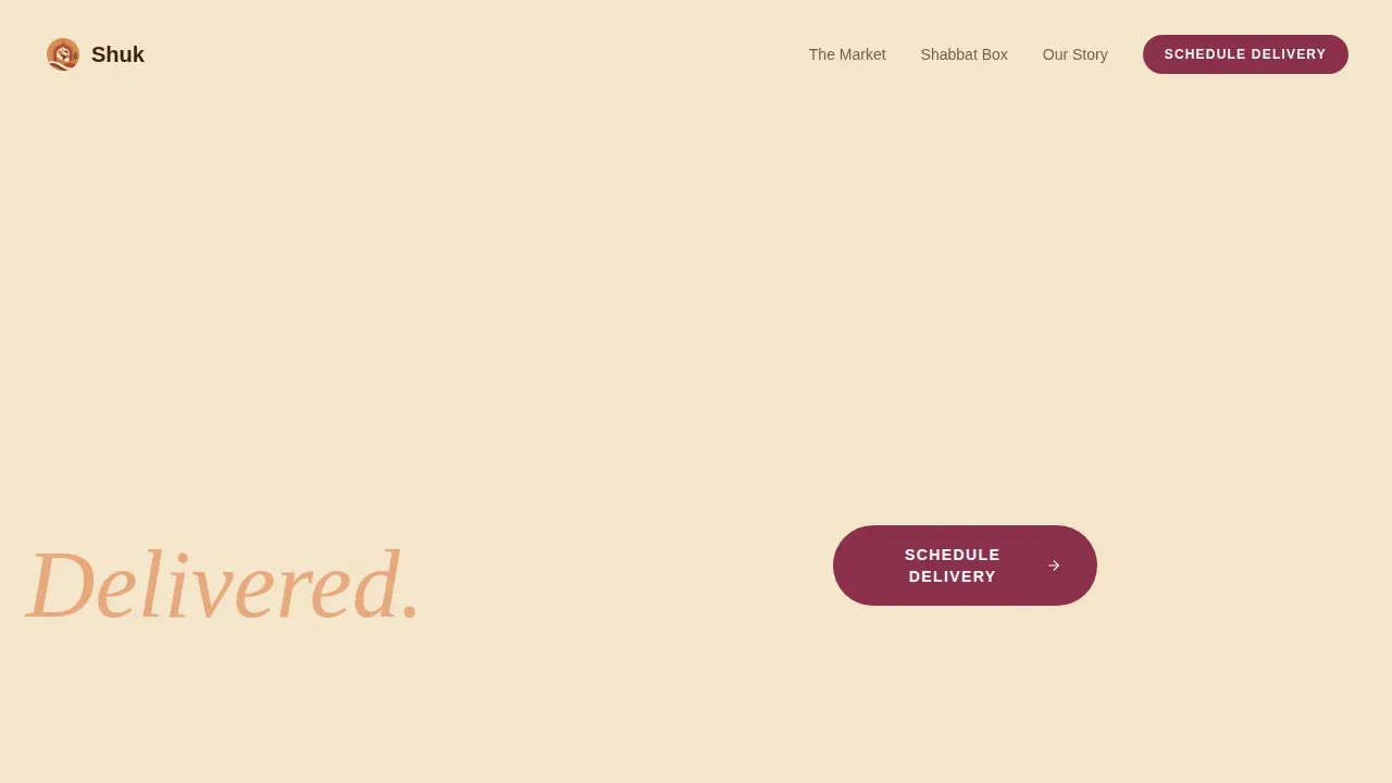 Specialist Kosher Food & Dining Appointment Booking Website Template