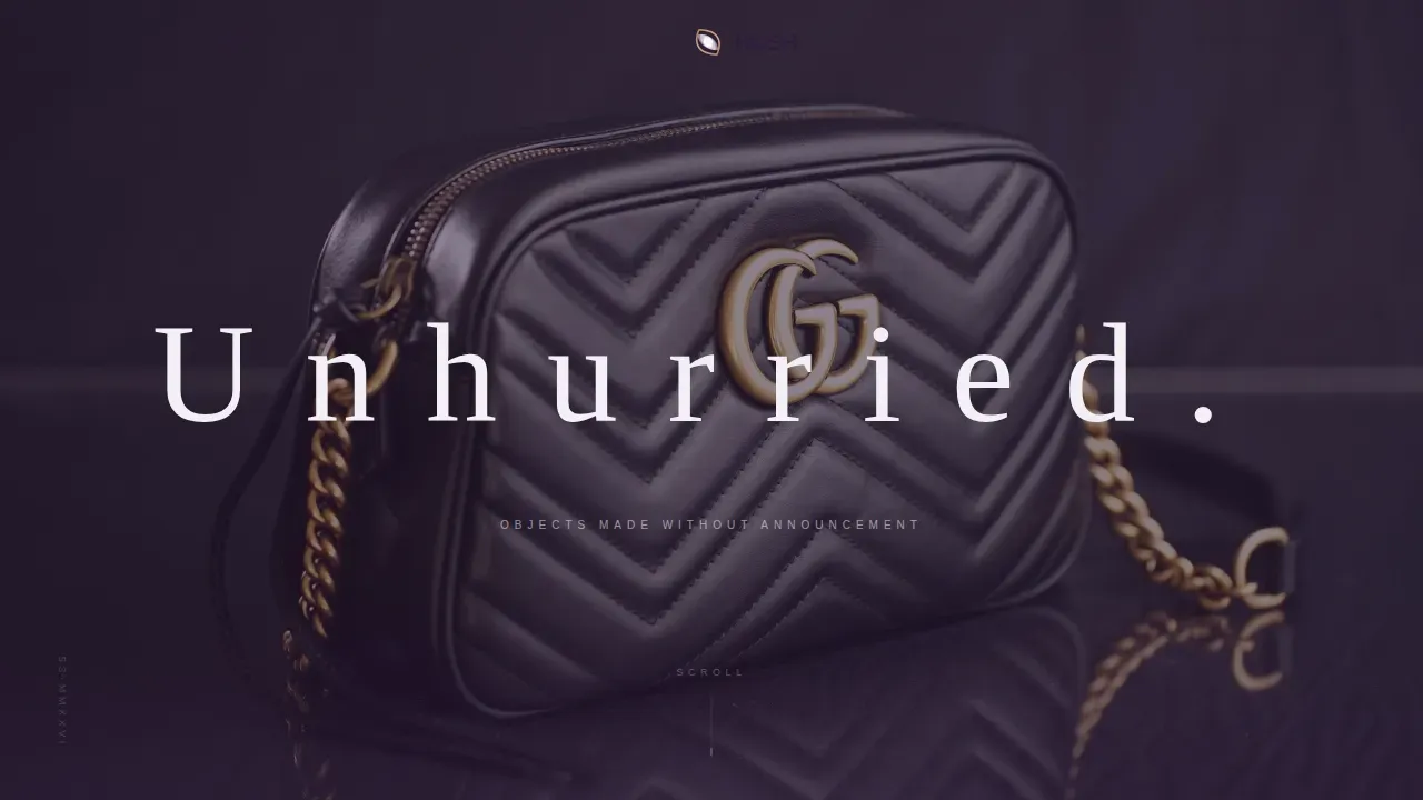 Refined Luxury Goods Landing Page Template
