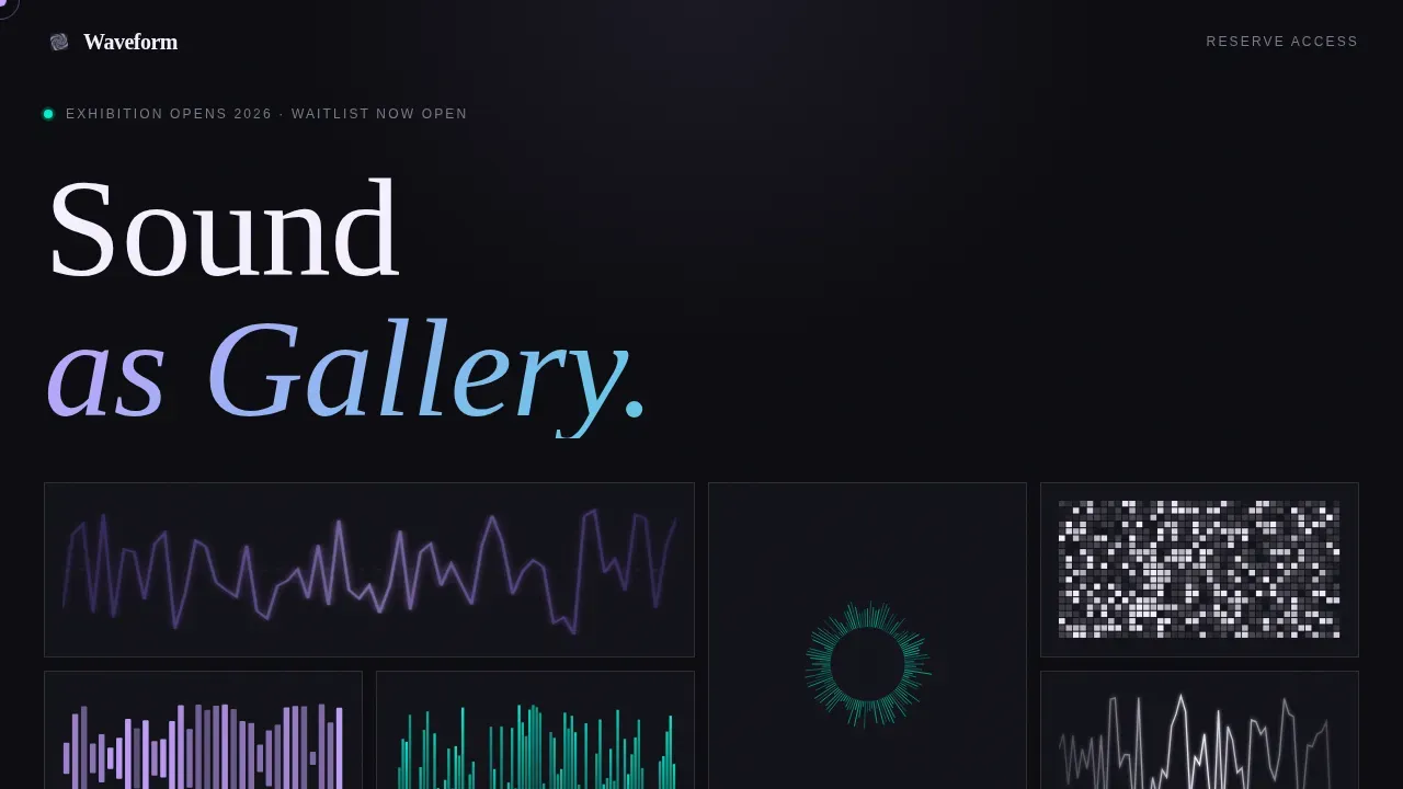 Expert Audio Design Landing Page Template