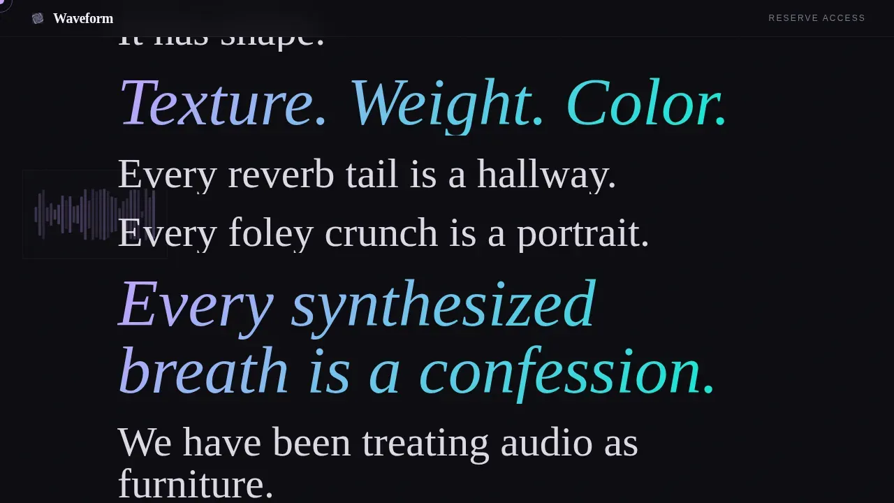 Expert Audio Design Landing Page Template