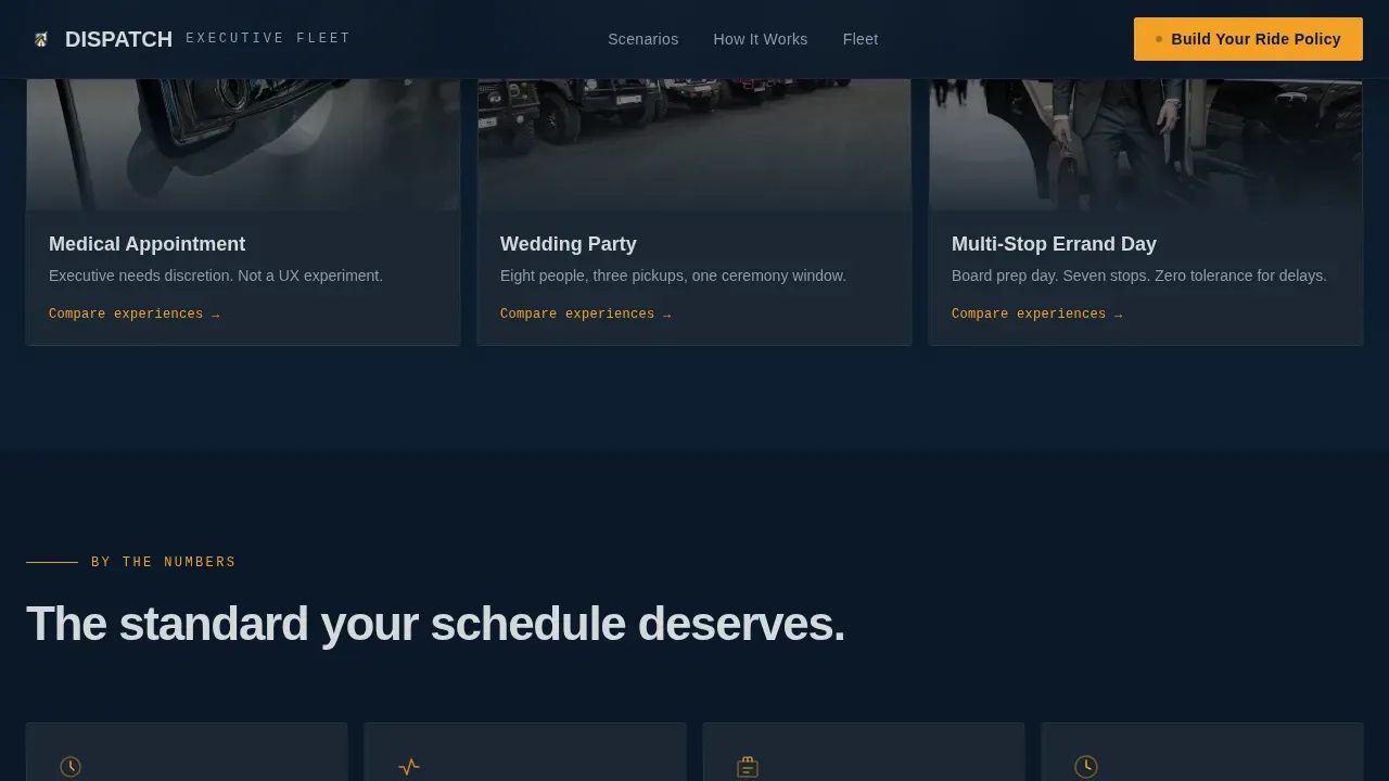 Premium Car Service Landing Page Template