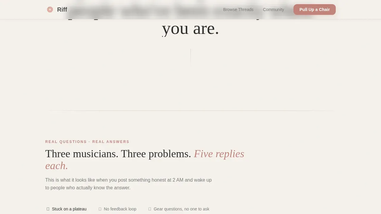 Advanced Musicians Community Professional Website Template