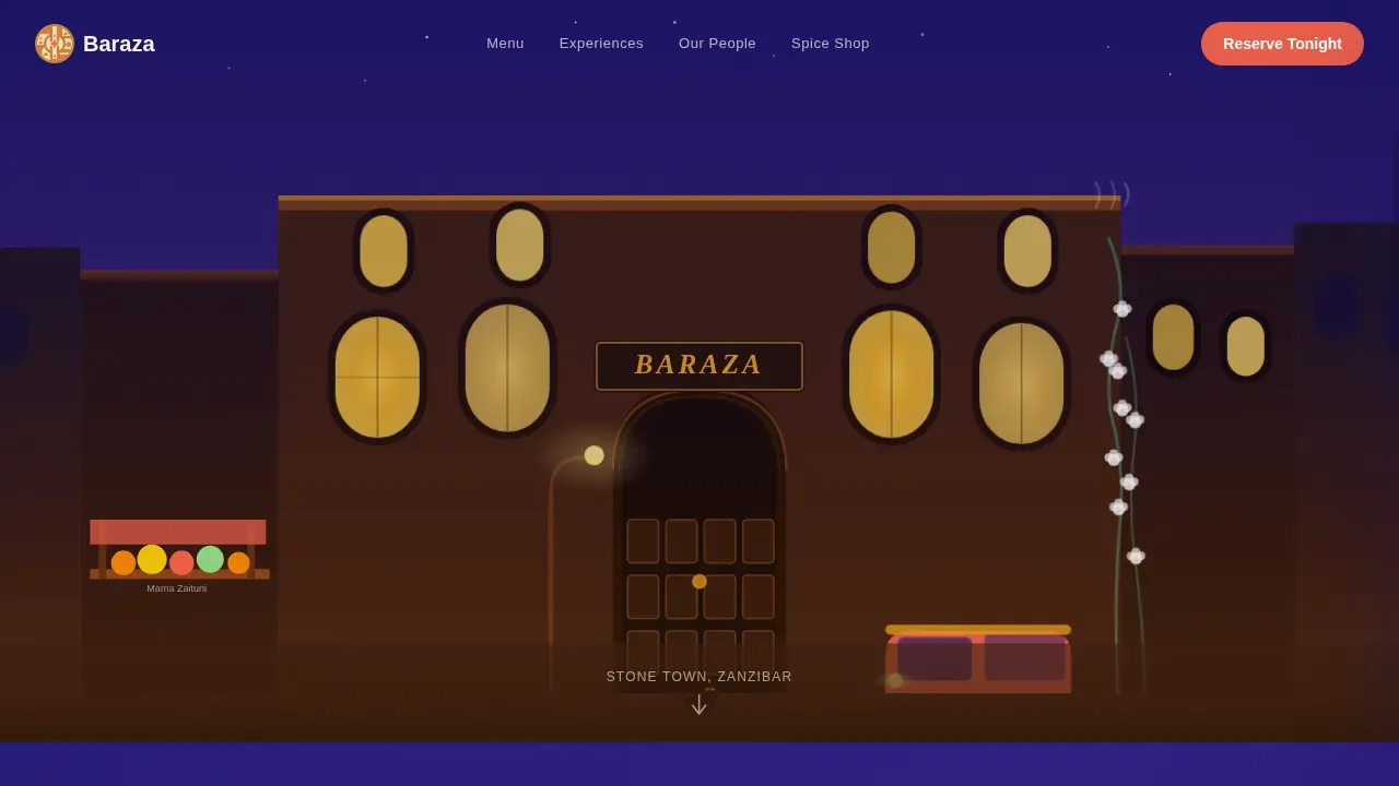 Luxury Fusion Restaurant Landing Page Template