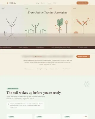 Expert Ag Training Landing Page Template