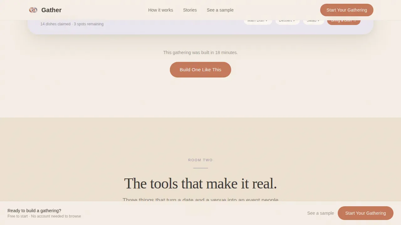 Dignified Memorial Booking Landing Page Template