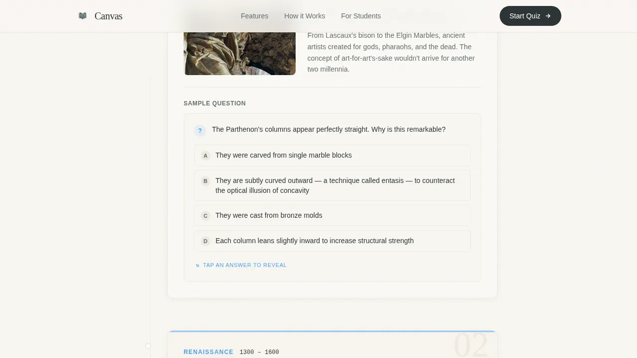 Interactive Creative Arts Platform Landing Page Template