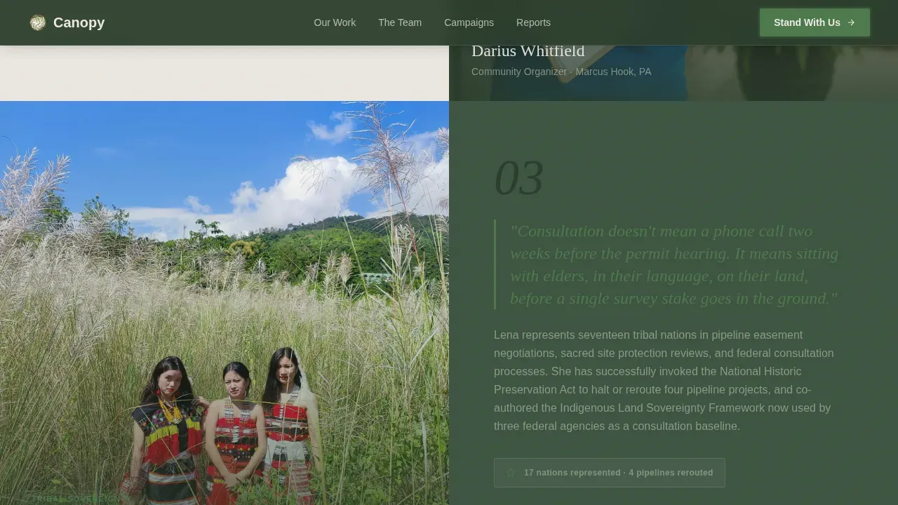 Advocacy & Social Campaign Professional Website Template