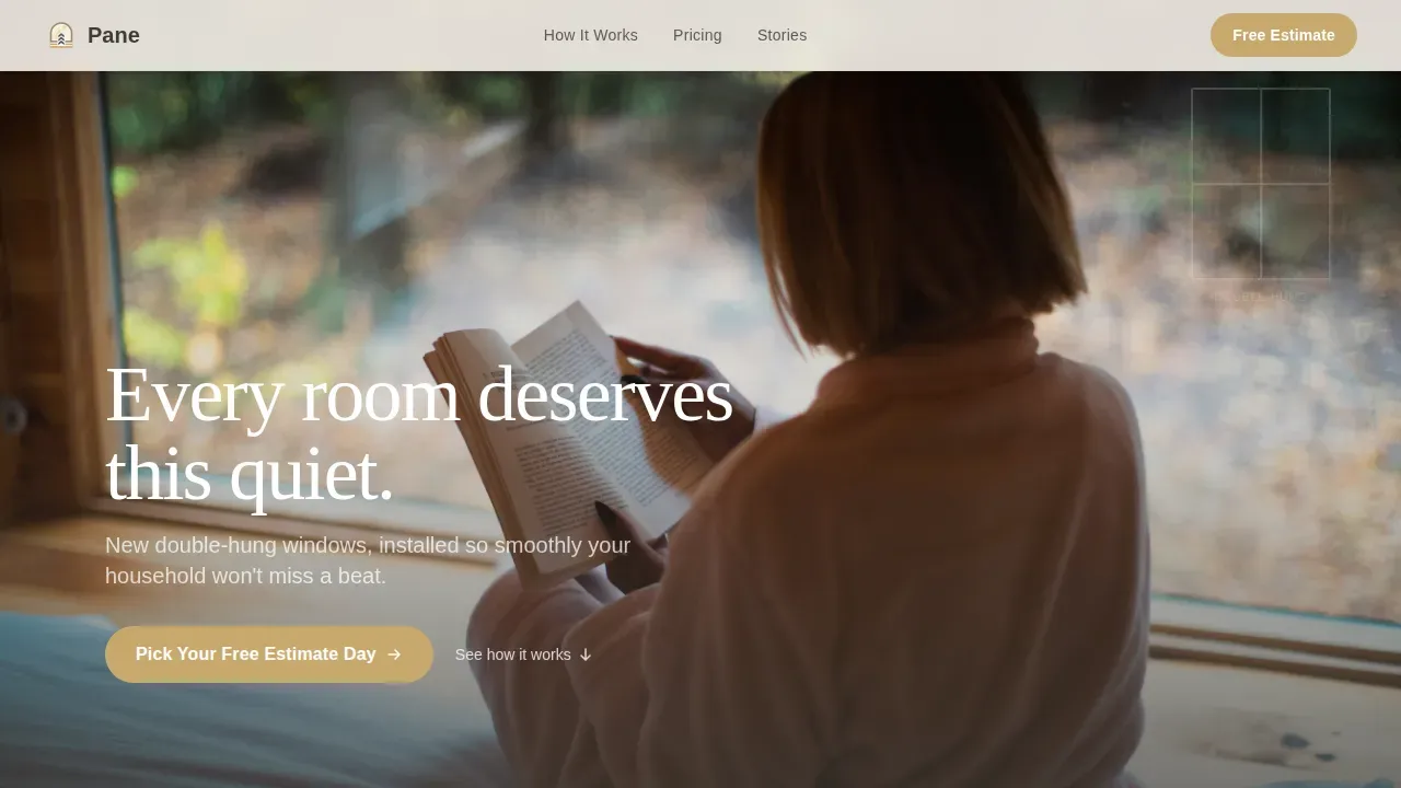 Professional Window Installation Landing Page Template
