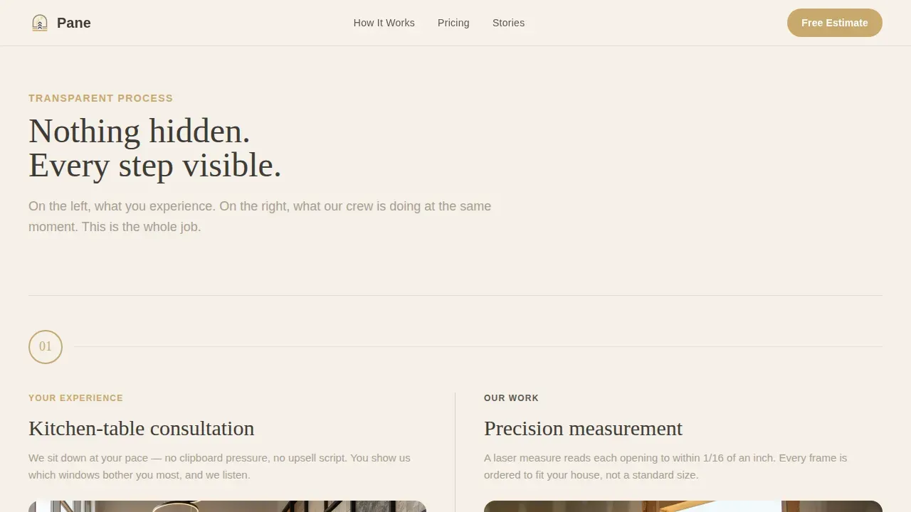Professional Window Installation Landing Page Template