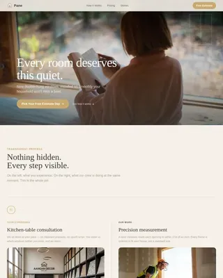 Professional Window Installation Landing Page Template