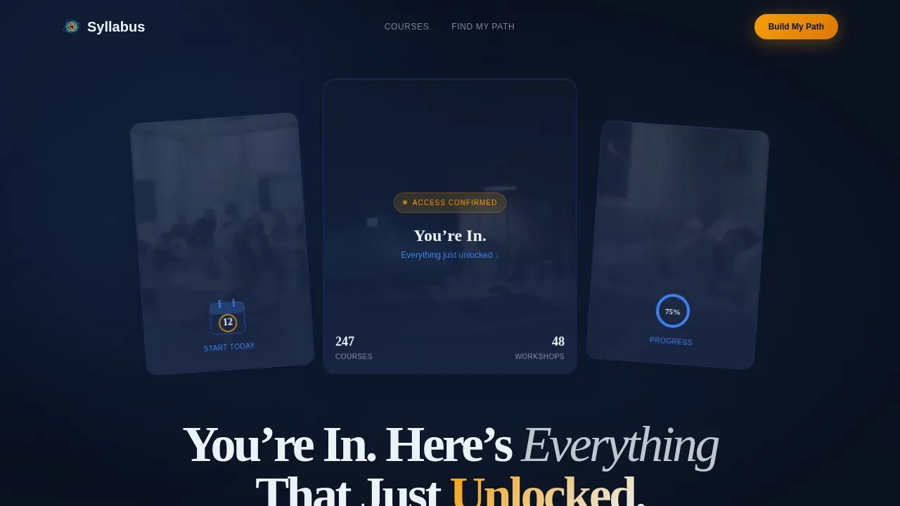 Accelerated Online Education Landing Page Template