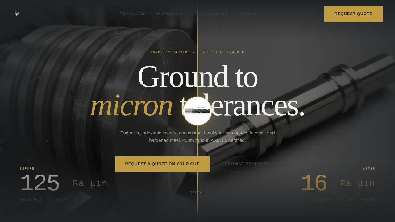Tool & Die Making Careers & Recruitment Website Template