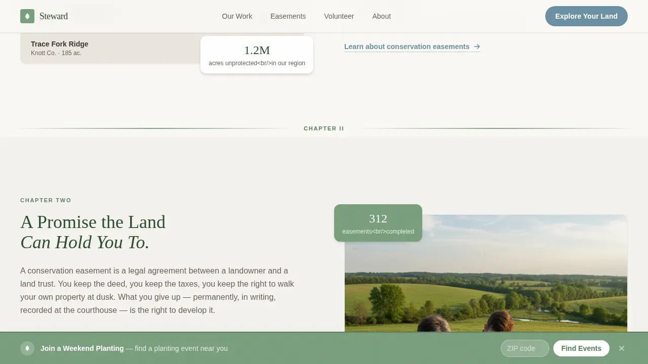 Environmental & Conservation NGO Professional Website Template