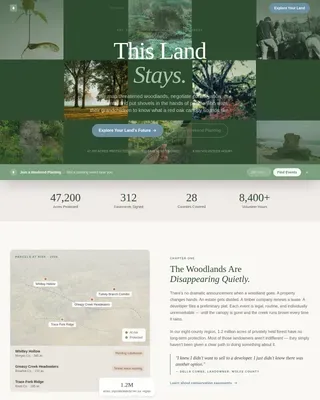 Environmental & Conservation NGO Professional Website Template