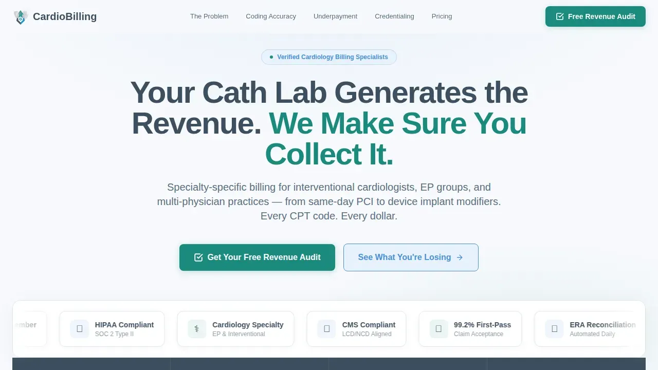 Streamlined Revenue Optimization Landing Page Template
