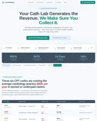 Streamlined Revenue Optimization Landing Page Template