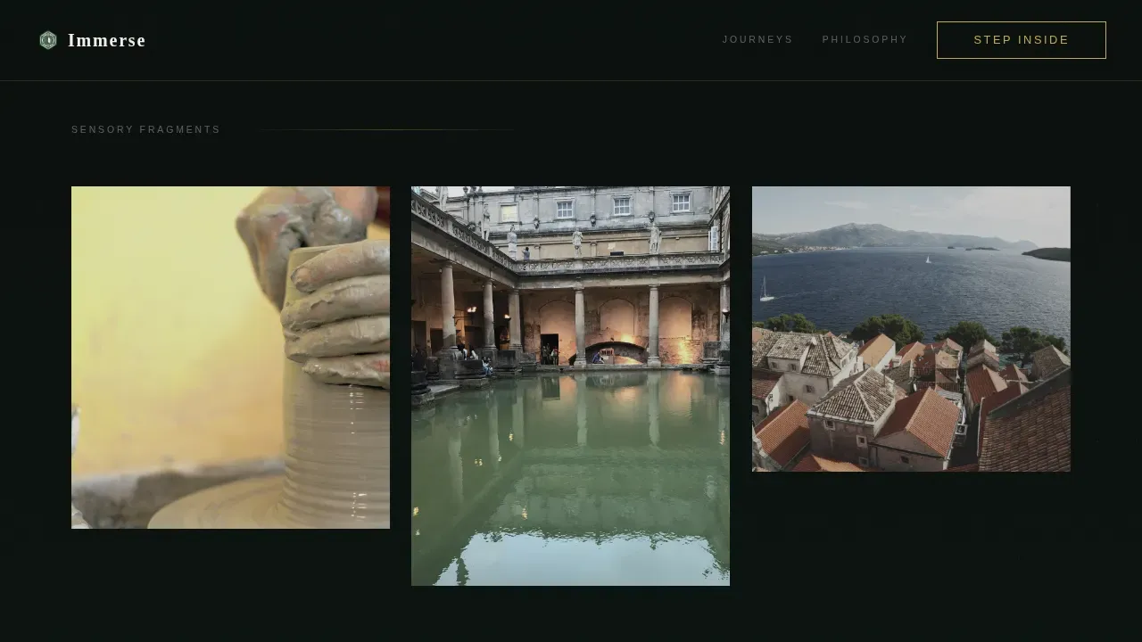 Luxury Cultural Immersion Travel Company Website Template