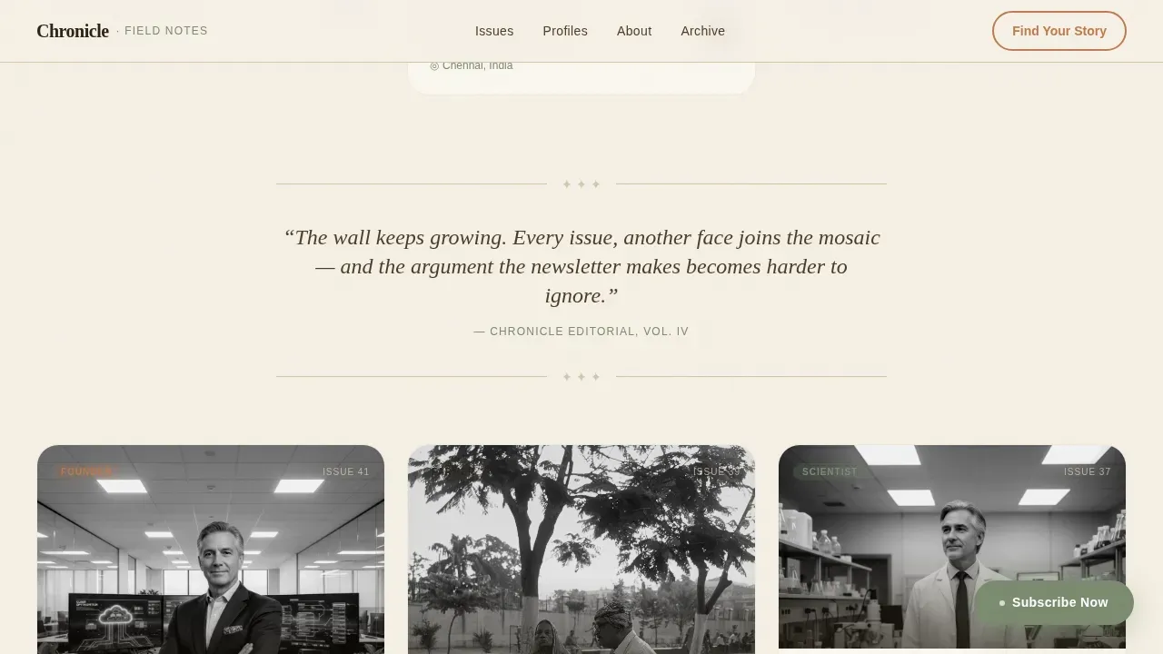 Compelling Environmental Newsletter Landing Page Template