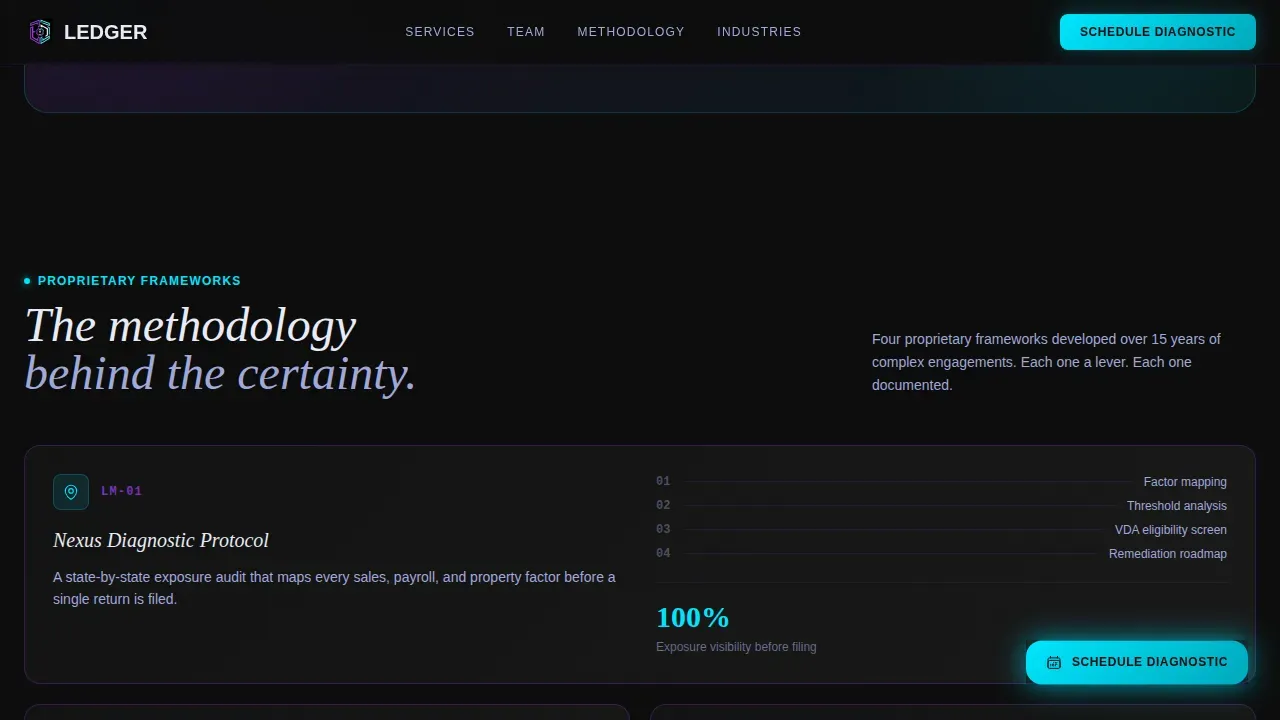 Comprehensive Accounting Solution Landing Page Template