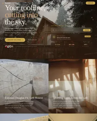 A-Frame House Real Estate Comparison Website Template