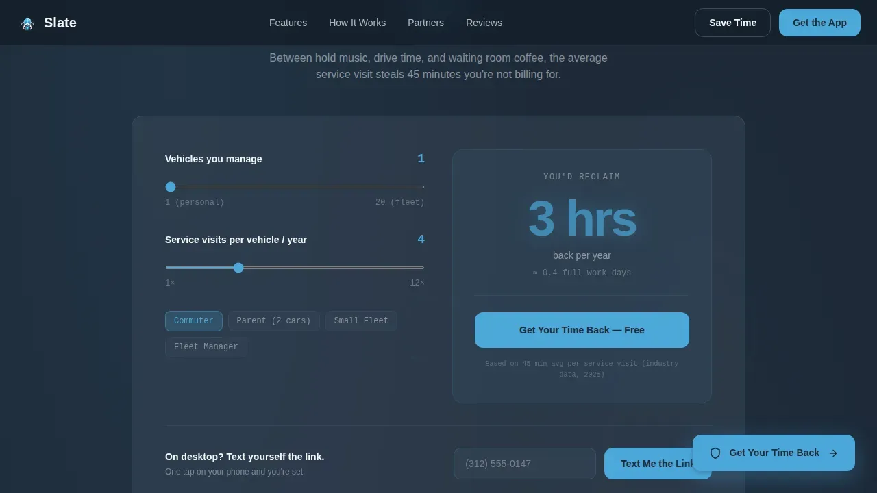 Intelligent Automotive Booking Landing Page Template