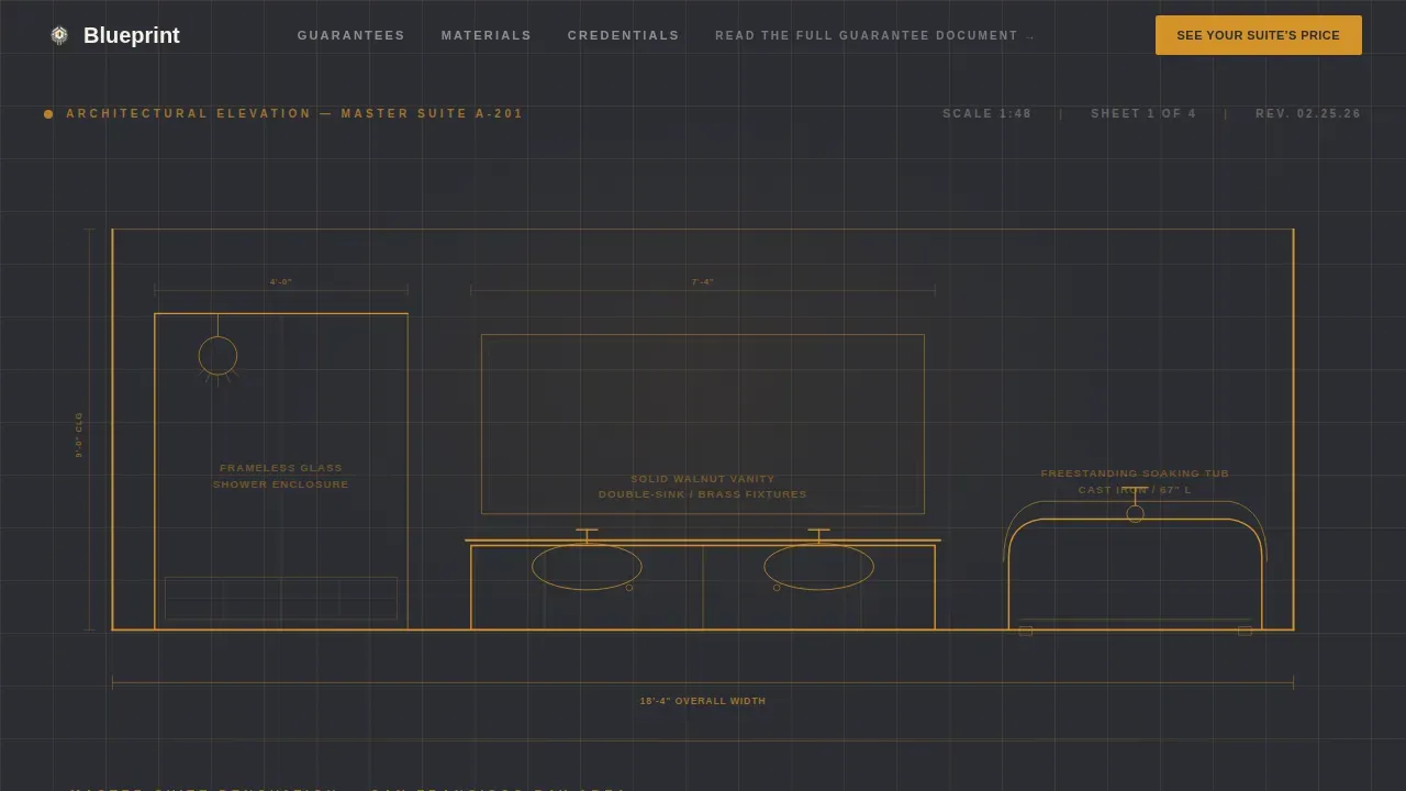 Premium Master Renovation Landing Page Template