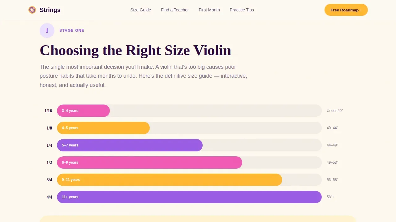 Supportive Young Musician Landing Page Template
