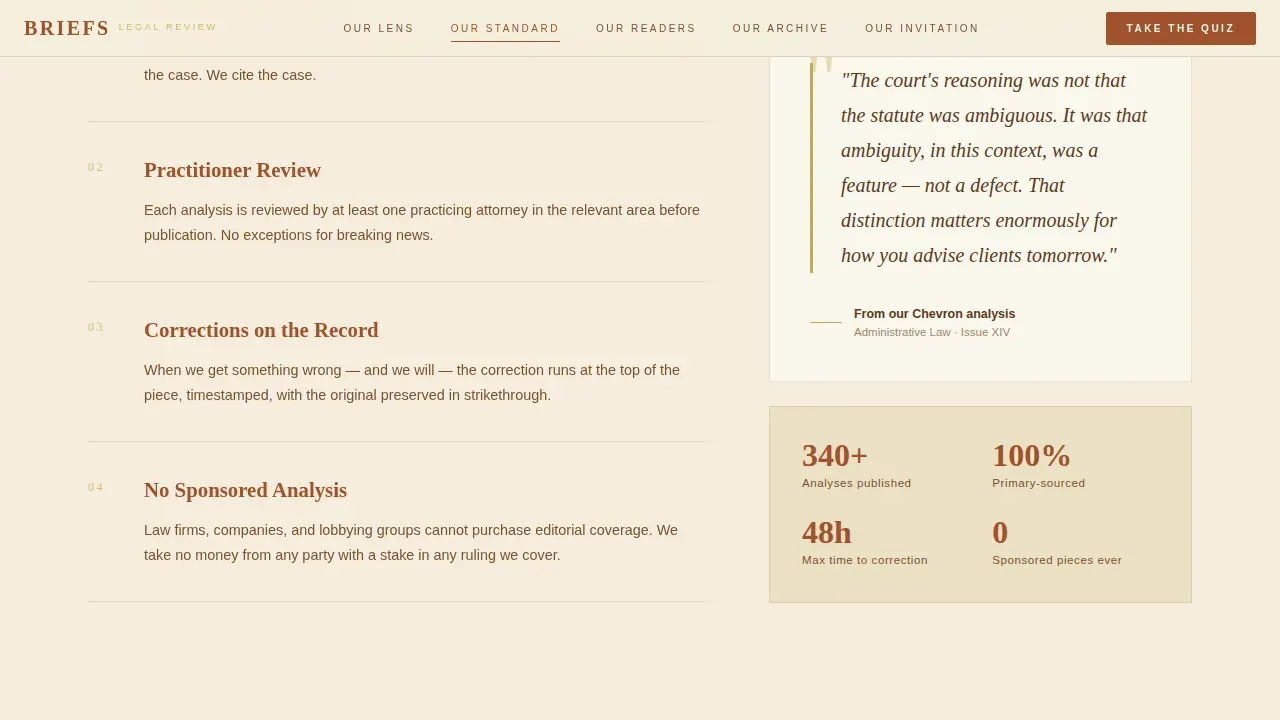 Local Legal & Policy Blog Blog & Content Website Template
