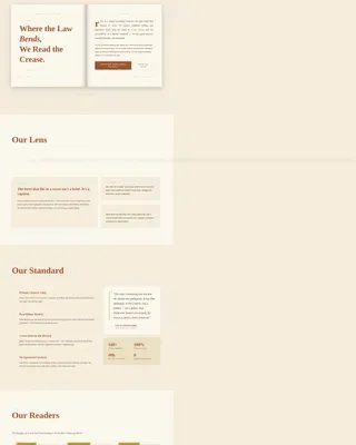 Local Legal & Policy Blog Blog & Content Website Template